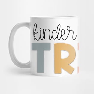 Kinder Teacher Tribe Muted Pastels Mug